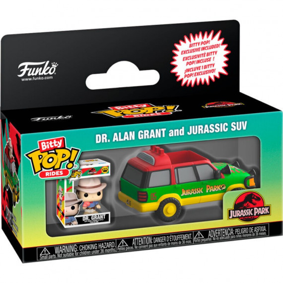 FUNKO Bitty Pop Ride Jurassic Park Dr. Alan Grant