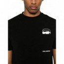 KARL LAGERFELD - T-SHIRT CREWNECK - 990 - 755047561221/990