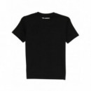 KARL LAGERFELD - logo rhinestone t-shirt - 999 - B1W17030/999