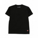 KARL LAGERFELD - ikon valentine t-shirt - 999 - B1W17038/999