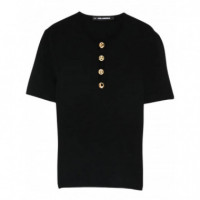 KARL LAGERFELD - karl daily knit top - 999 - B1W18014/999
