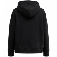 KARL LAGERFELD - mini stud detail hoodie - 999 - B1W20013/999