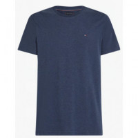 TOMMY HILFIGER - ESSENTIAL REG FIT HEATHER TEE - DV6 - F|MW0MW37268/DV6