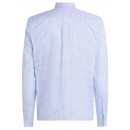 TOMMY HILFIGER - FLEX POPLIN MINI PRINT SF SHIRT - 0GY - F|MW0MW40463/0GY