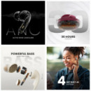 HiFuture FlyBuds4 AI Auricular Bluetooth con Tradución Simultanea de 130 idiomas Rosa