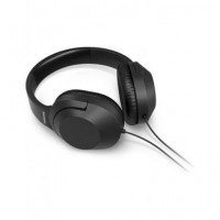PHILIPS Auriculares de Casco Negro de Cable 2mtrs TAH2005