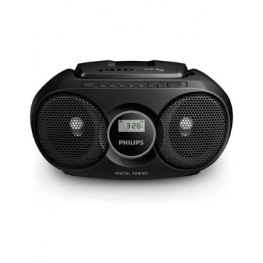 PHILIPS Reproductor Radio Cd Portatil AZ215B Negro Aux In