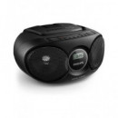 PHILIPS Reproductor Radio Cd Portatil AZ215B Negro Aux In