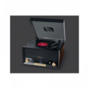 MUSE Tocadisco Estereo MT-112W Bluetooth Retro, Usb, Radio Fm, Mp3, Aux In,Cd