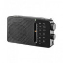 SANGEAN Radio Portatil Analogica AM/FM POCKET 110 SR-36 Negra