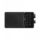 SANGEAN Radio Portatil Analogica AM/FM POCKET 110 SR-36 Negra