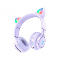 HOCO Auricular Casco Bluetooth para Niños W39 Purpura