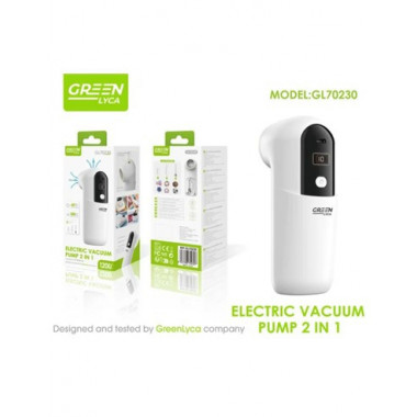 GREEN LYCA Bomba De Vacio 2 En 1 Aspirador/Inflador 1200Mah GL70230
