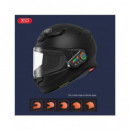 XO Intercomuncador Bluetooth para Casco de Moto XO-BE56 Con Luz Led Colores, 2 En 1 Microfono
