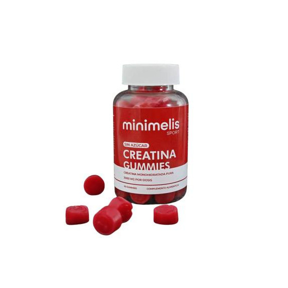 MINIMELIS CREATINA GUMMIES FRESA 60 UDS