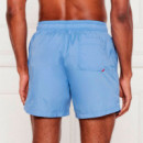 Bañador tipo shorts de secado rápido con logo estampado