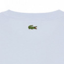 Camiseta de punto jersey con detalles de la marca en relieve