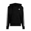 Chaqueta con capucha Essentials French Terry 3 bandas