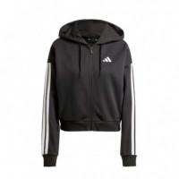 Chaqueta con Capucha Essentials French Terry 3 Bandas  ADIDAS