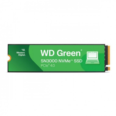 Disco Duro Ssd M.2 Wd 1.0 Tb Green SN3000 Nvme Pcie 4.0  WESTERN DIGITAL