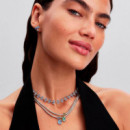 Pendientes de Botón Lazo Azul de Los Bridgerton 294336C01