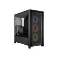 Caja Gaming CORSAIR Frame 4000D Rs Argb Ventana Cristal Templado Negra (CC-9011296-WW)