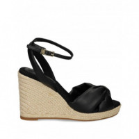 TOMMY HILFIGER - Th Bow High Cork Wedg - Bds - F|FW0FW09011/BDS