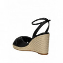 TOMMY HILFIGER - TH BOW HIGH CORK WEDG - BDS - F|FW0FW09011/BDS