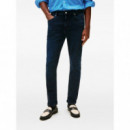 TOMMY HILFIGER - SLIM BLEECKER CALDER BLUE BLACK - 1BN - F|MW0MW41906/1BN