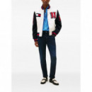 TOMMY HILFIGER - SLIM BLEECKER CALDER BLUE BLACK - 1BN - F|MW0MW41906/1BN