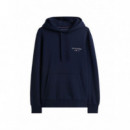 TOMMY HILFIGER - BRAND LOVE SMALL HILFIGER HOODIE - DW5 - F|MW0MW41429/DW5