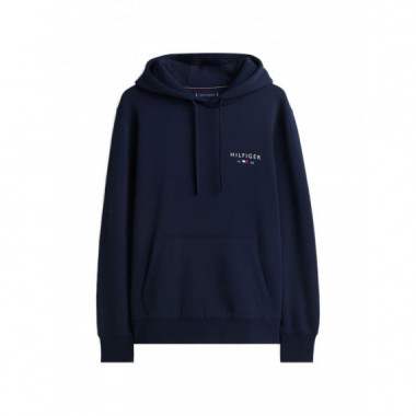 TOMMY HILFIGER - BRAND LOVE SMALL HILFIGER HOODIE - DW5 - F|MW0MW41429/DW5