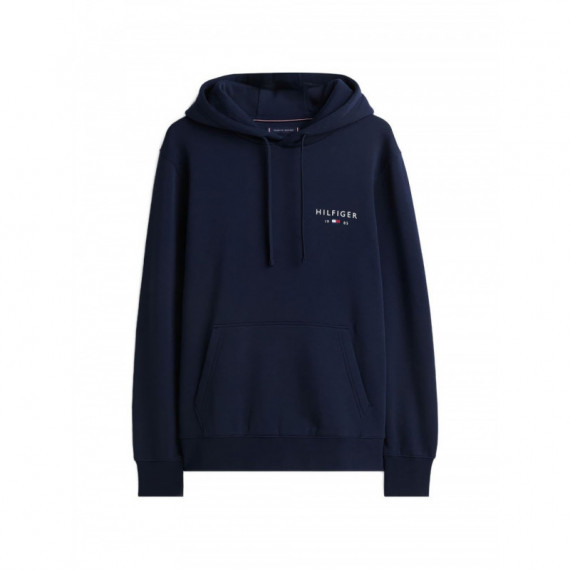 TOMMY HILFIGER - BRAND LOVE SMALL HILFIGER HOODIE - DW5 - F|MW0MW41429/DW5