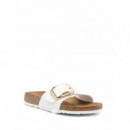 BIRKENSTOCK - Madrid Big Buckle BF - White - 1019814/White
