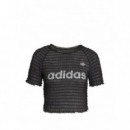 ADIDAS ORIGINALS - SMOCKED TEE - BLACK - KD0300/BLACK