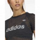 ADIDAS ORIGINALS - SMOCKED TEE - BLACK - KD0300/BLACK