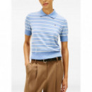 TOMMY HILFIGER - CO JERSEY FINE GG POLO S/S SWT - 0A7 - F|WW0WW47622/0A7