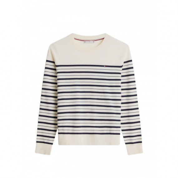 TOMMY HILFIGER - CO JERSEY FINE GG LS C-NK SWT - 0AR - F|WW0WW44984/0AR