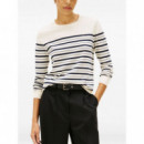 TOMMY HILFIGER - CO JERSEY FINE GG LS C-NK SWT - 0AR - F|WW0WW44984/0AR