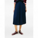 TOMMY HILFIGER - FLUID PLEATED PULL ON MIDI SKIRT - C1G - F|WW0WW48538/C1G