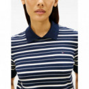 TOMMY HILFIGER - CO JERSEY FINE GG POLO S/S SWT - 0A6 - F|WW0WW47622/0A6