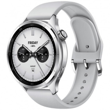 Xiaomi Watch S4 Smartwatch con pantalla AMOLED y Bater&iacute;a 15 D&iacute;as Plata (BHR9197GL)