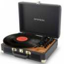 Sogo Tocadiscos con Bluetooth In/Out Reproduce 33/45/78 RPM  (TDA-SS-8645)