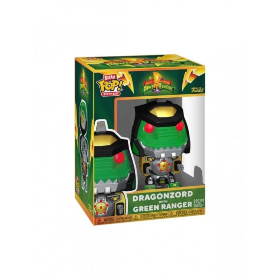 Funko Pop Bitty Bots Dragonzord con Ranger Verde Power Rangers
