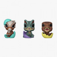 Funko Pocket pack de 3 Velociraptor Hatchling Jurassic world Jurassic Park