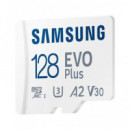 SAMSUNG Tarjeta Memoria Micro SDXC 128Gb Con Adaptador EVO Plus 160Mb/s A2 V30