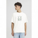Camisetas Hombre Camiseta !SOLID Talon Off White