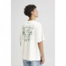 Camisetas Hombre Camiseta !SOLID Talon Off White