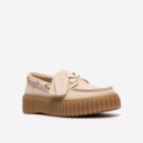 Calzado Zapatos CLARKS Torhill Boat Cream Nubuck