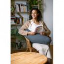 Cojin/almohada De Lactancia Big Flopsy Gris Mineral